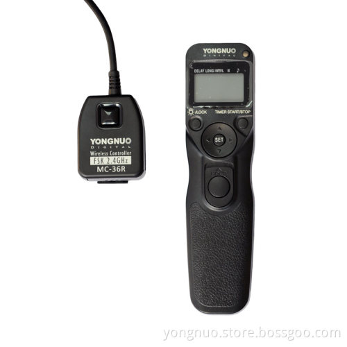 Wireless Timer Remote Control for Canon/Nikon/Sony/Olympus/Pentax Camera (MC-36R)
